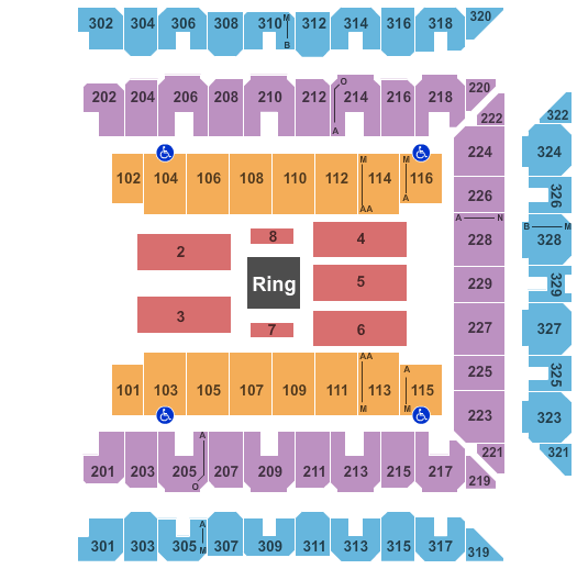 wwe baltimore tickets live at the royal farms arena in 2018 baltimore arena seating chart rows